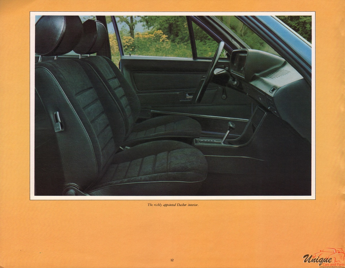1979 VW Dasher Brochure Page 1